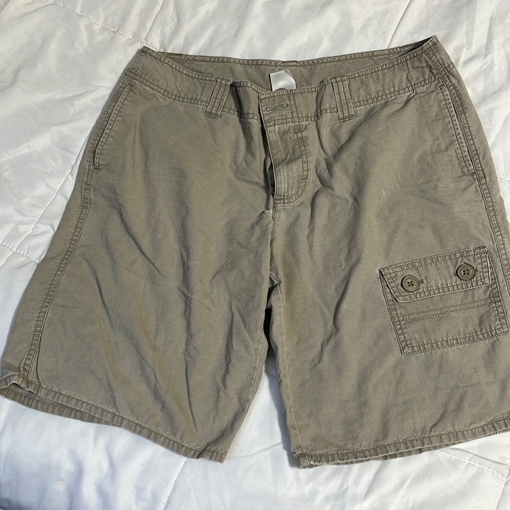 Khaki shorts for women.  Only worn once.